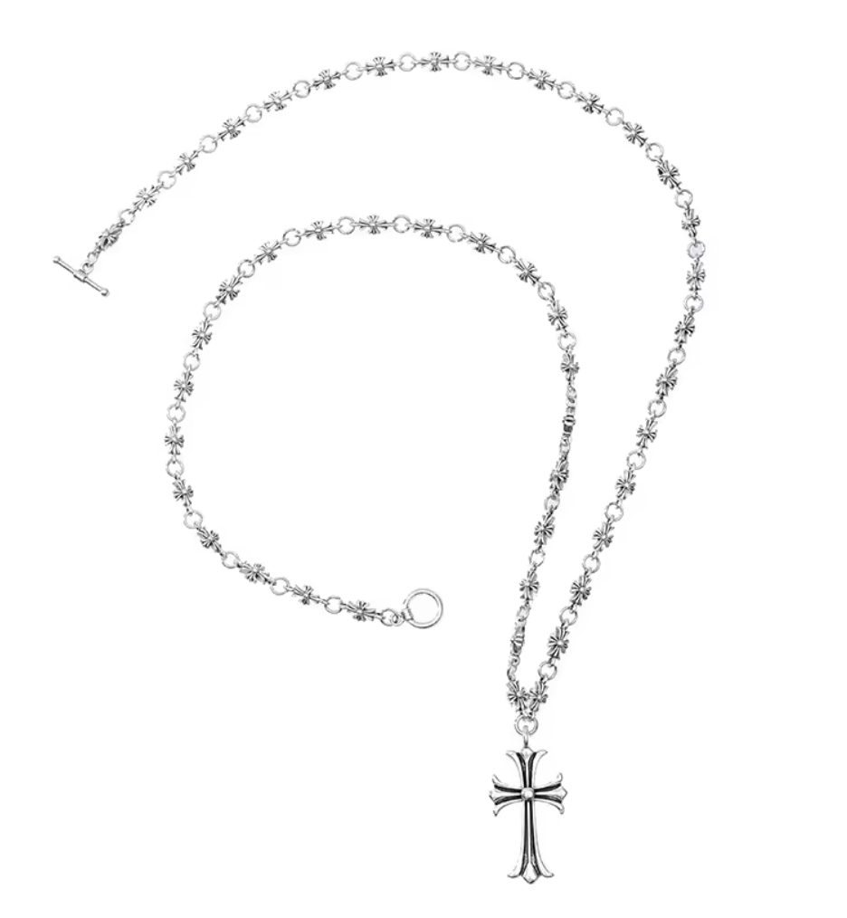 Gothic Cross Pendant Necklace